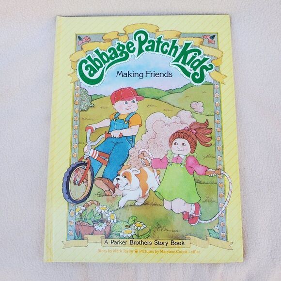 Cabbage Patch Kids Making Friends hardback book - Picture 2 of 7